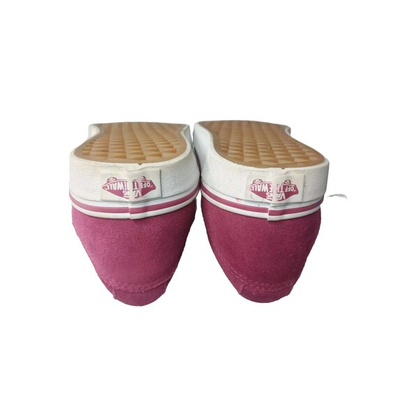 Vans Old Skool Shoes Women Size 9 Maroon Red Suede Sneakers - Picture 7 of 8